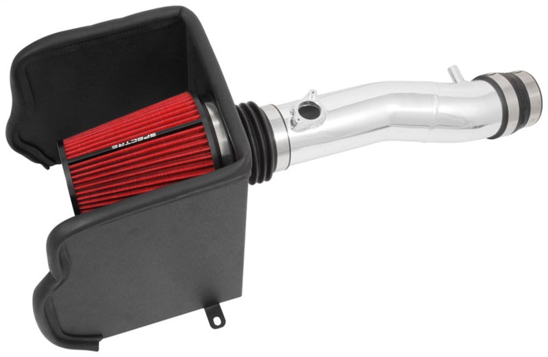 Load image into Gallery viewer, Spectre 16-18 Toyota Tacoma V6-3.5L F/I Air Intake Kit - Polished w/Red Filter
