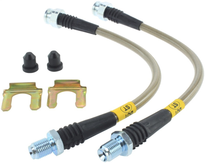 Load image into Gallery viewer, StopTech 00-05 Mitsubishi Eclipse Stainless Steel Rear Brake Lines
