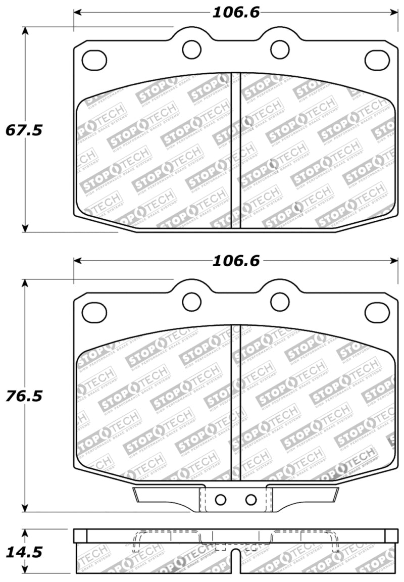 Load image into Gallery viewer, StopTech Performance 89-95 Mazda RX7 Front Brake Pads
