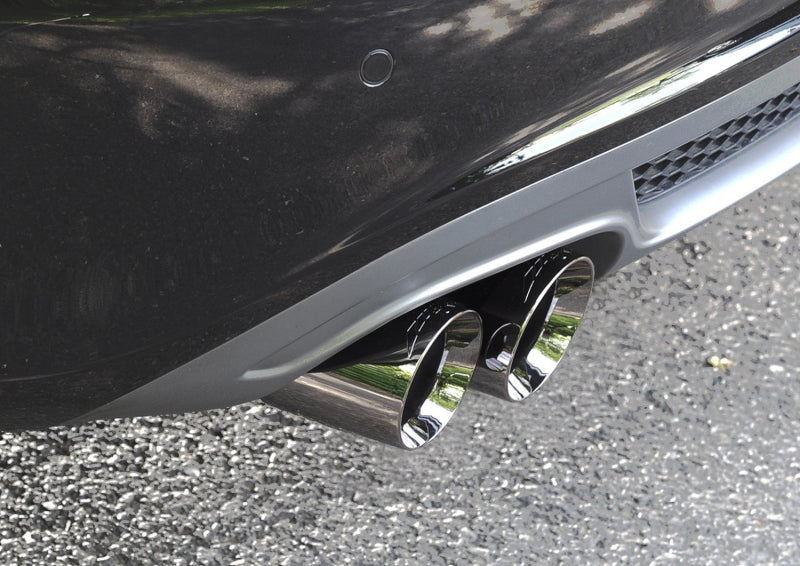 Load image into Gallery viewer, AWE Tuning Audi B8 A4 Touring Edition Exhaust - Single Side Polished Silver Tips

