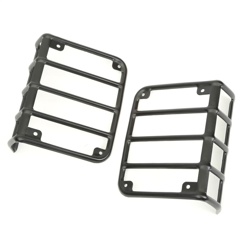 Load image into Gallery viewer, Rugged Ridge 07-18 Jeep Wrangler Textured Black Tail Light Euro Guards
