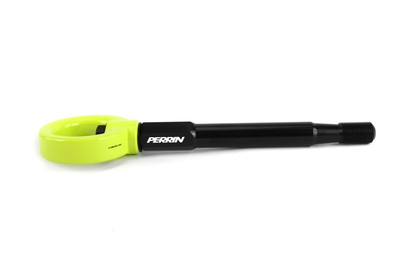 Load image into Gallery viewer, Perrin 2022 Subaru WRX / 18-21 Crosstrek / 14-21 Forester Tow Hook Kit (Front) - Neon Yellow
