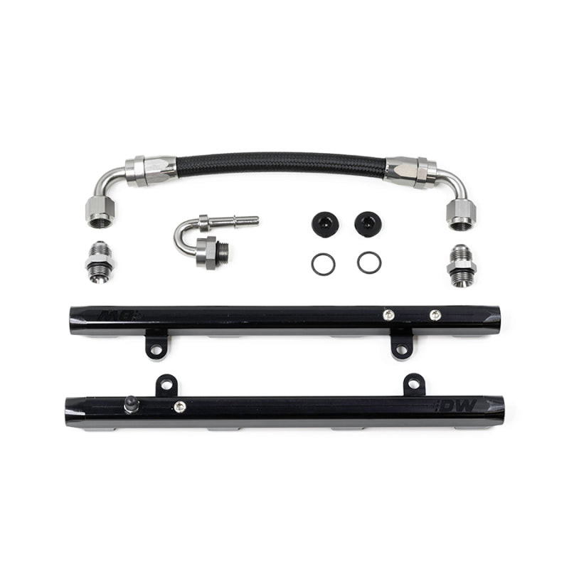 Load image into Gallery viewer, DeatschWerks 11-17 Ford Mustang / F-150 Coyote 5.0 V8 Fuel Rails w/ Crossover
