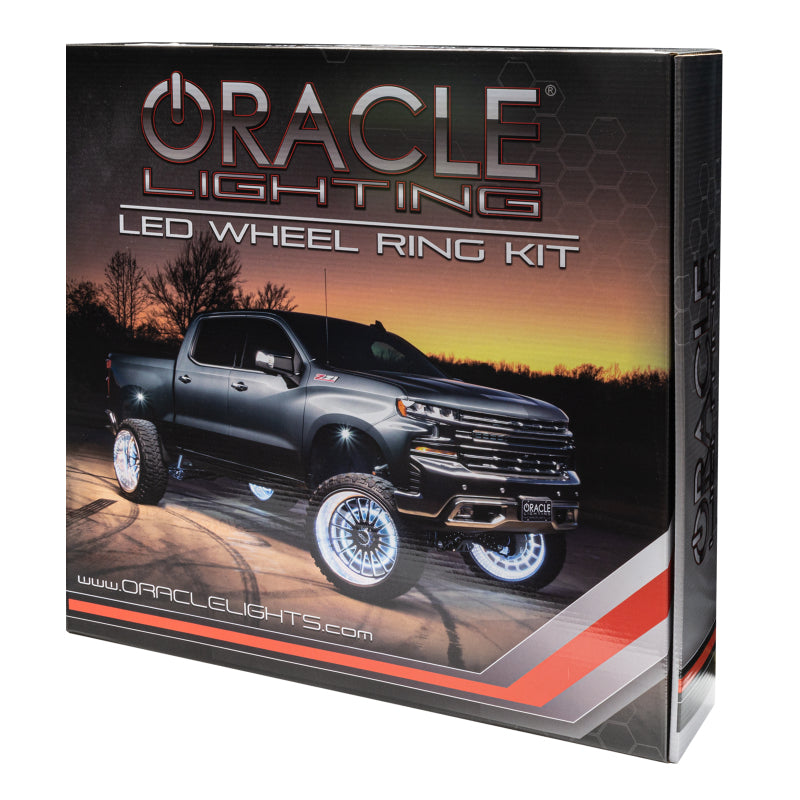 Load image into Gallery viewer, Oracle LED Illuminated Wheel Rings - Double LED - White
