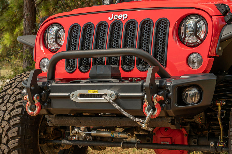 Load image into Gallery viewer, Rugged Ridge Arcus Front Bumper Set W/ Overrider 2018 Jeep Wrangler JK
