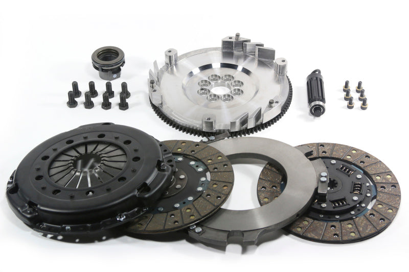 Load image into Gallery viewer, DKM Clutch BMW E34/E36/E39/E46/Z3 (6 Cyl) MS Twin Disc Clutch w/Steel Flywheel (660 ft/lbs Torque)
