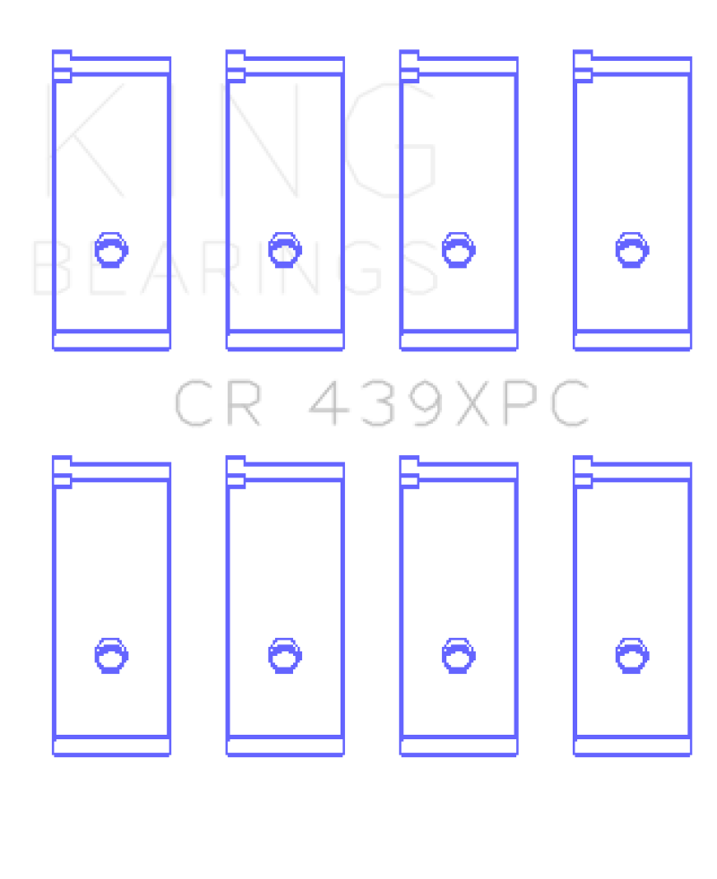 Load image into Gallery viewer, King Honda B18A1/B18B1 (Size STDX) pMaxKote Performance Rod Bearing Set
