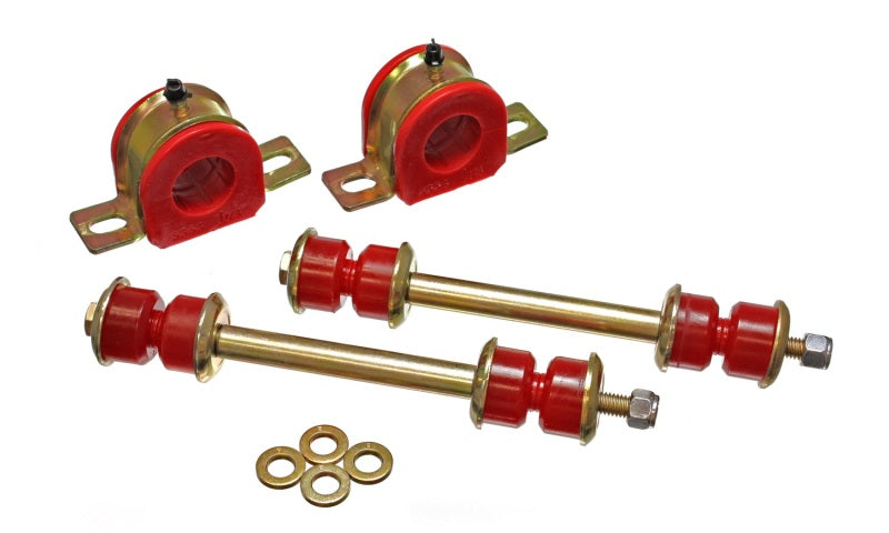 Load image into Gallery viewer, Energy Suspension 00-06 Tahoe/Yukon/Denali 2WD Red 32mm Front Sway Bar Bushing Set
