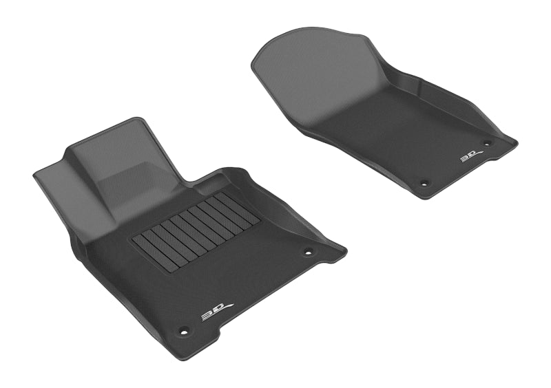 Load image into Gallery viewer, 3D MAXpider 2014-2017 Infiniti Q50 Kagu 1st Row Floormat - Black
