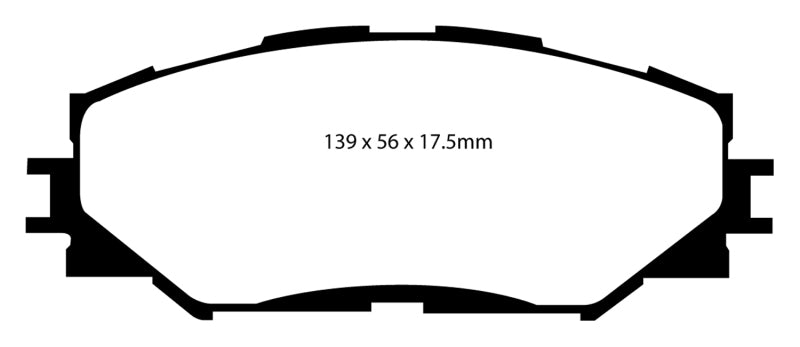 Load image into Gallery viewer, EBC 06-08 Toyota RAV 4 2.4 Greenstuff Front Brake Pads
