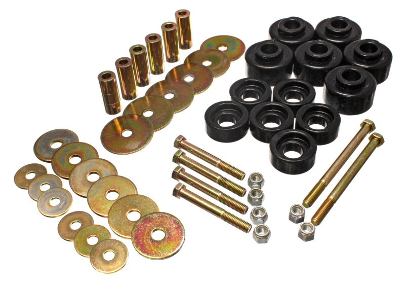 Load image into Gallery viewer, Energy Suspension 97-03 Ford F-100/F-150 2WD/F250 2WD &amp; L-Duty Black Body (Cab) Mount Set
