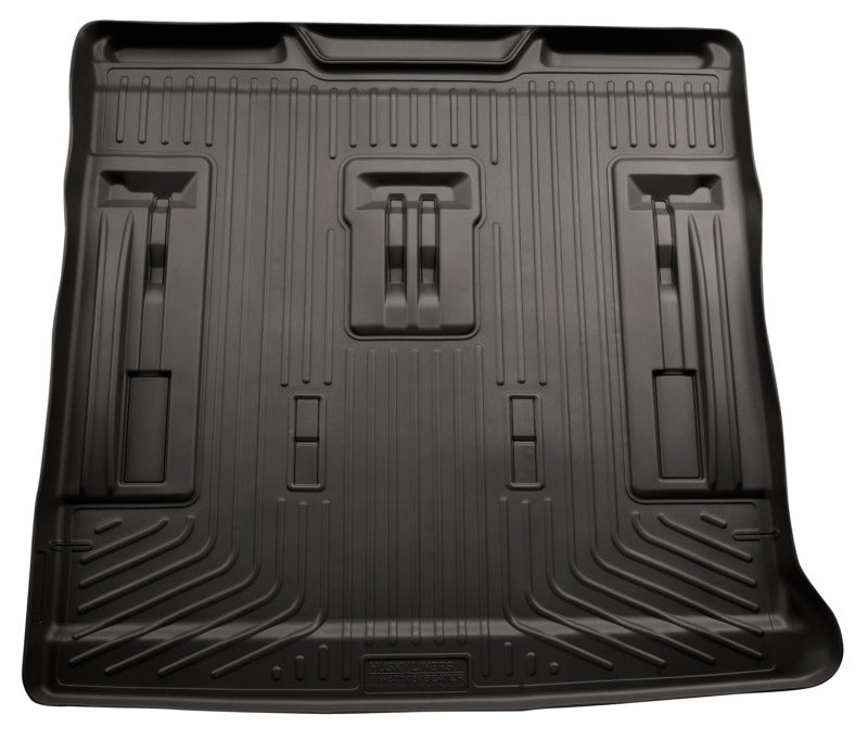 Load image into Gallery viewer, Husky Liners 07-13 GM Escalade/Suburban/Yukon WeatherBeater Black Rear Cargo Liners
