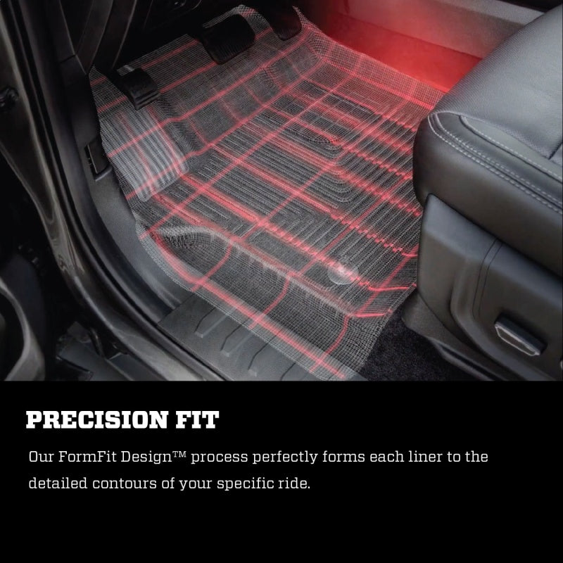 Load image into Gallery viewer, Husky Liners 2019 Chevy Silverado 1500 Crew Cab X-Act Contour Front Black Floor Liners
