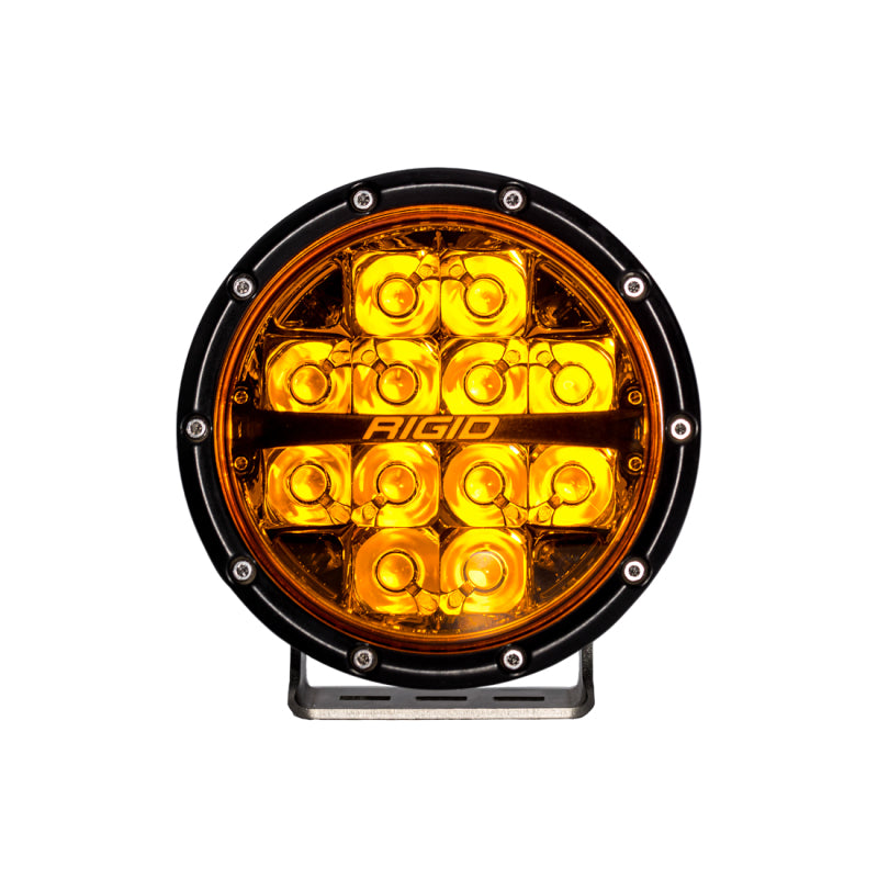 Load image into Gallery viewer, Rigid Industries 360-Series 6in SAE Fog w/ Amber PRO Lens - White (Pair)
