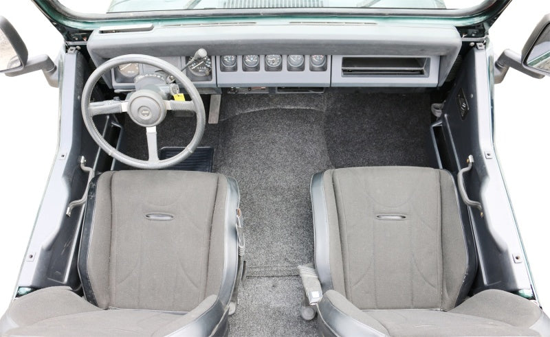Load image into Gallery viewer, BedRug 76-95 Jeep CJ-7/YJ Front Kit 8pc Floor Kit (Incl Heat Shields)
