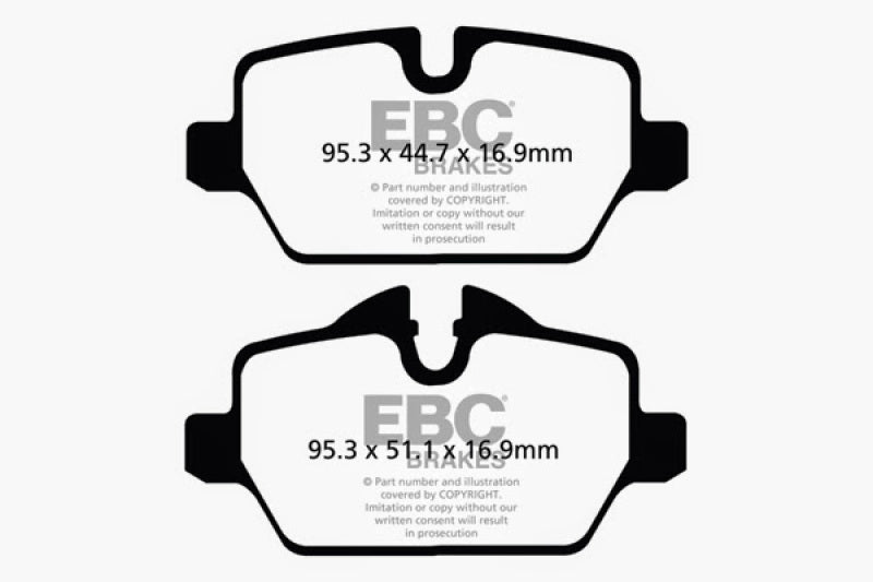 Load image into Gallery viewer, EBC 10+ Mini Countryman 1.6 Cooper Redstuff Rear Brake Pads
