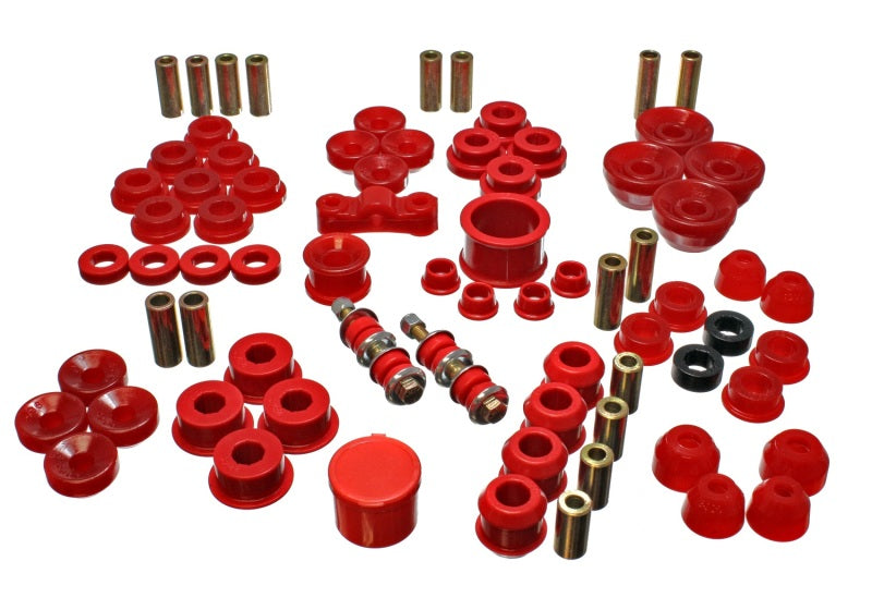 Load image into Gallery viewer, Energy Suspension 90-93 Acura Integra Red Hyper-Flex Master Bushing Set
