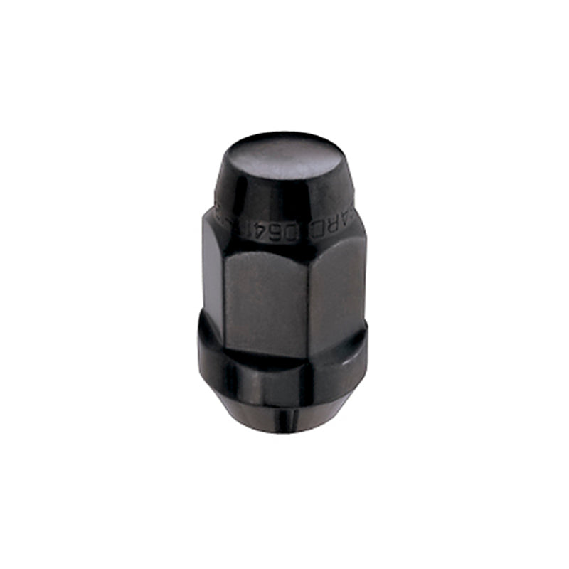 Load image into Gallery viewer, McGard Hex Lug Nut (Cone Seat Bulge Style) M12X1.5 / 3/4 Hex / 1.45in. Length (4-Pack) - Black

