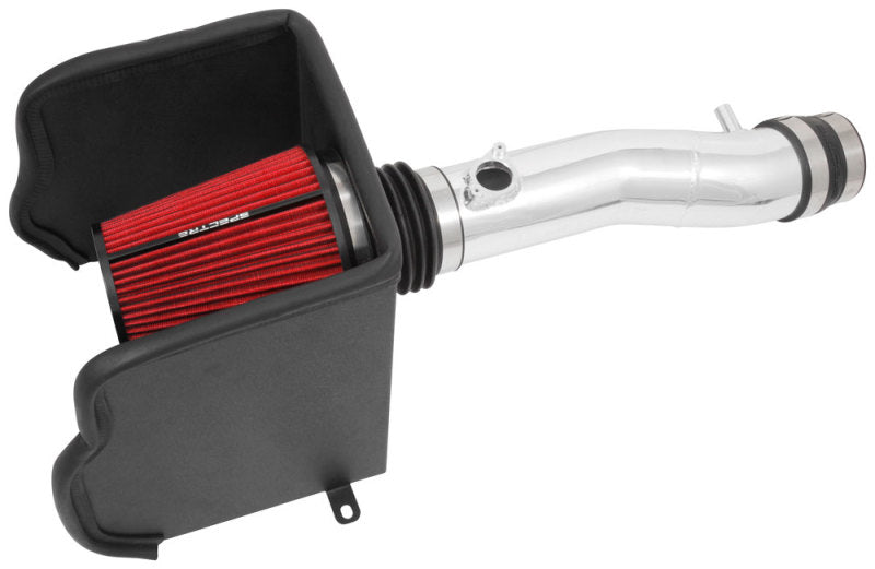 Load image into Gallery viewer, Spectre 16-18 Toyota Tacoma V6-3.5L F/I Air Intake Kit - Polished w/Red Filter
