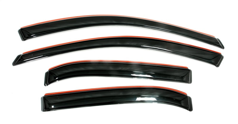 Load image into Gallery viewer, AVS 09-18 Dodge Journey Ventvisor In-Channel Front &amp; Rear Window Deflectors 4pc - Smoke
