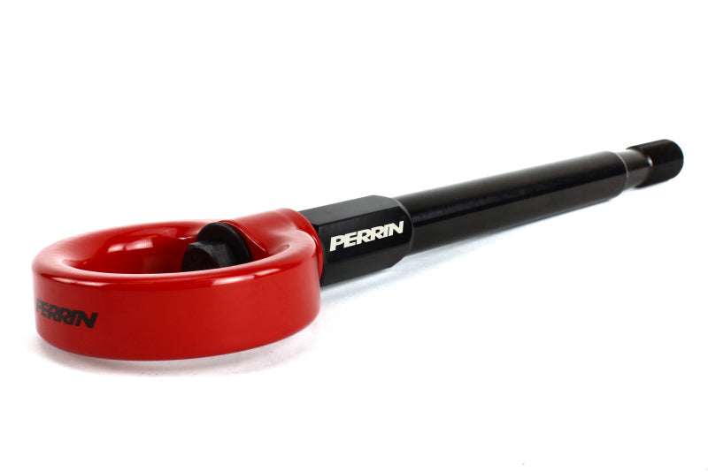 Load image into Gallery viewer, Perrin 08-14 Subaru WRX/STI Tow Hook Kit (Front) - Red
