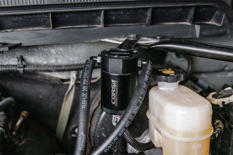Load image into Gallery viewer, Corsa 14-19 GM Silverado/Sierra/Tahoe/Yukon/Suburban/Yukon XL/Escalade (5.3L V8) Catch Can
