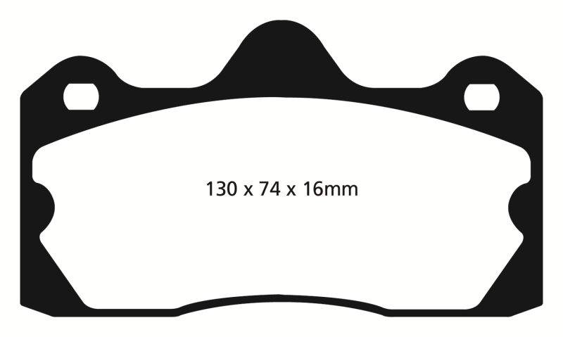 Load image into Gallery viewer, EBC 10+ Lotus Evora 3.5 Redstuff Rear Brake Pads
