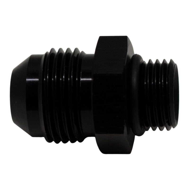 Load image into Gallery viewer, DeatschWerks 6AN ORB Male to 8AN Male Flare Adapter (Incl O-Ring) - Anodized Matte Black
