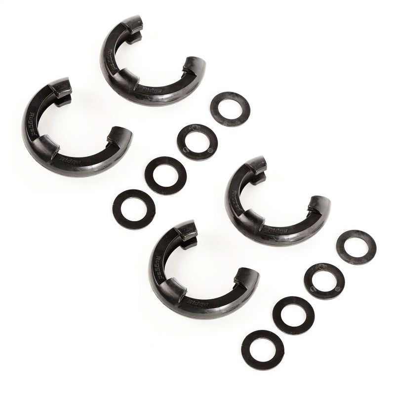 Load image into Gallery viewer, Rugged Ridge 3/4in Black D-Ring Isolator Kit
