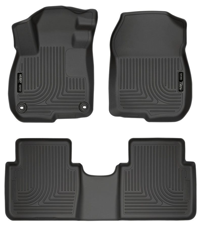 Load image into Gallery viewer, Husky Liners 2017 Honda CR-V Weatherbeater Black Front &amp; 2nd Seat Floor Liners

