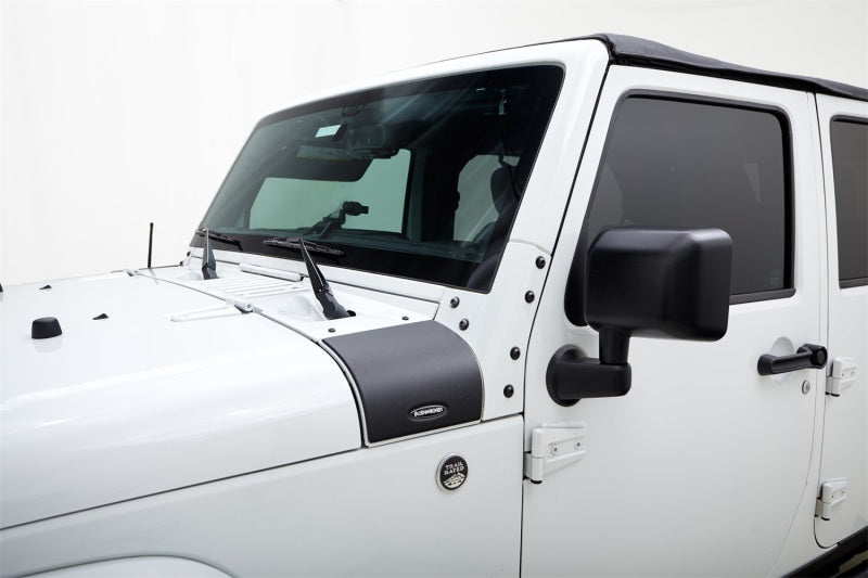 Load image into Gallery viewer, Bushwacker 07-18 Jeep Wrangler Trail Armor Cowl Cover - Black
