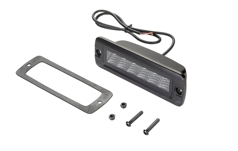 Load image into Gallery viewer, Hella Universal Black Magic 6 L.E.D. Flush Mount Mini Light Bar - Flood Beam
