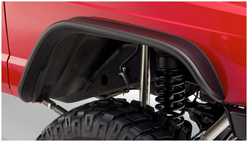 Load image into Gallery viewer, Bushwacker 84-01 Jeep Cherokee Flat Style Flares 2pc - Black
