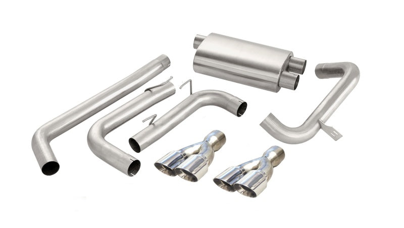 Load image into Gallery viewer, Corsa 98-02 Chevrolet Camaro Convertible Z28 5.7L V8 LS1 Polished Sport Cat-Back Exhaust

