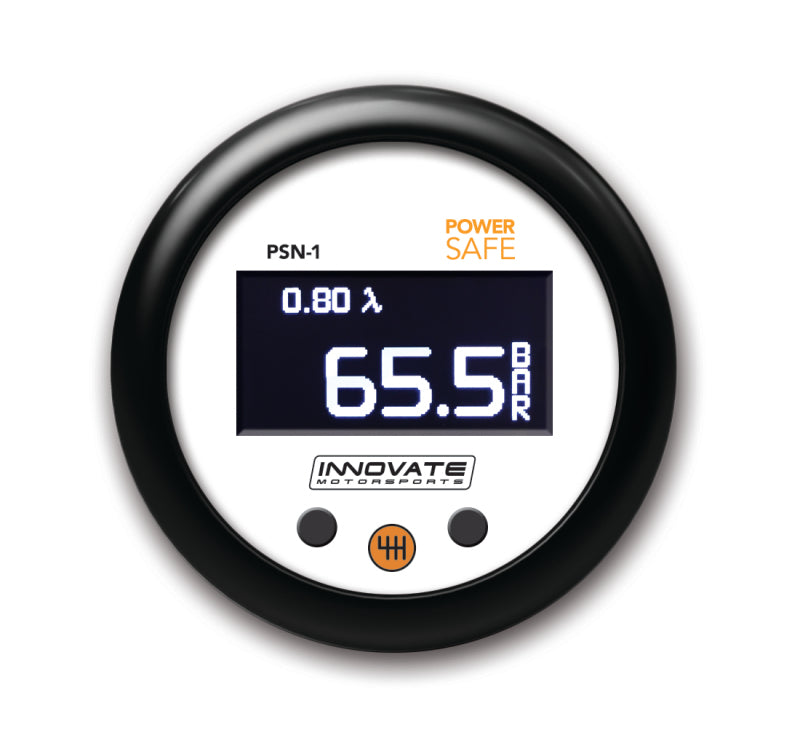 Load image into Gallery viewer, Innovate PSN-1 PowerSafe Nitrous Bottle Pressure / Wideband O2 Gauge Kit

