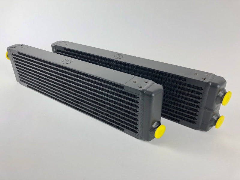Load image into Gallery viewer, CSF Universal Dual-Pass Oil Cooler (RS Style) - M22 x 1.5 - 24in L x 5.75in H x 2.16in W
