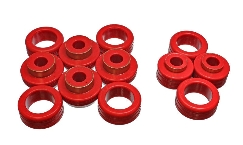 Load image into Gallery viewer, Energy Suspension 87-96 Dodge Dakota 2WD Red Body (Cab) Mount Set
