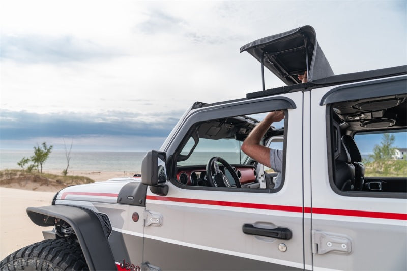 Load image into Gallery viewer, Rugged Ridge 20-22 Jeep Gladiator JT Voyager Fastback Soft Top - Black Diamond
