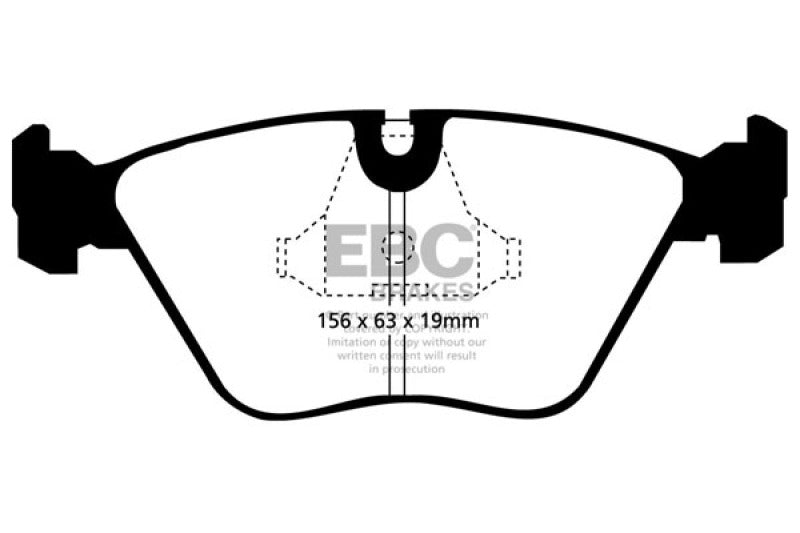 Load image into Gallery viewer, EBC 92-95 BMW M3 3.0 (E36) Redstuff Front Brake Pads
