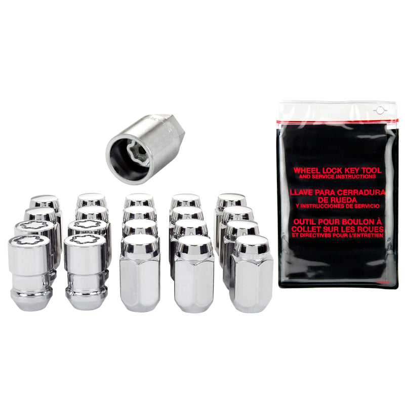 Load image into Gallery viewer, McGard 5 Lug Hex Install Kit w/Locks (Cone Seat Nut) M12X1.5 / 13/16 Hex / 1.5in. Length - Chrome
