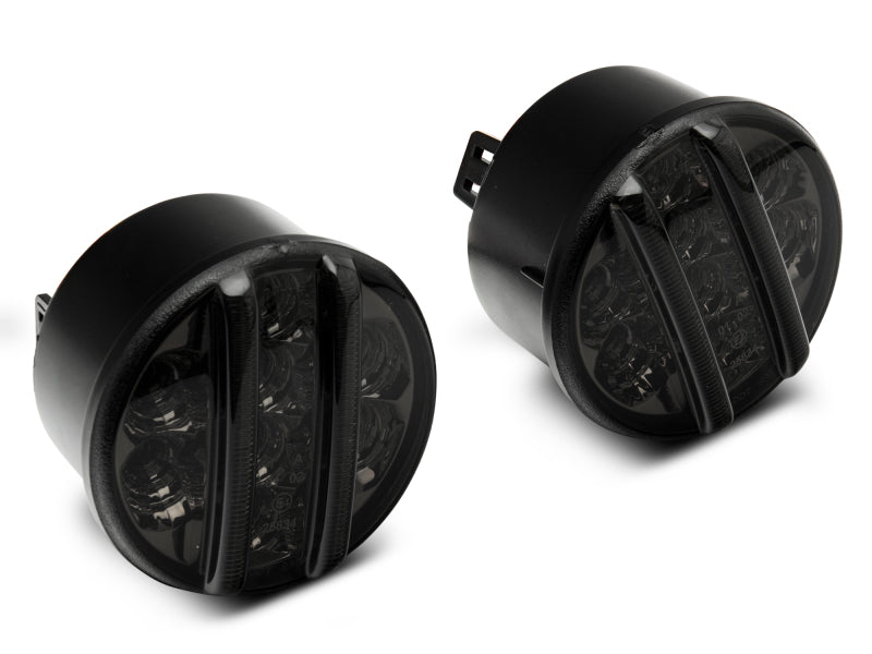 Load image into Gallery viewer, Raxiom 07-18 Jeep Wrangler JK Axial Series LED Front Turn Signals (Smoked)
