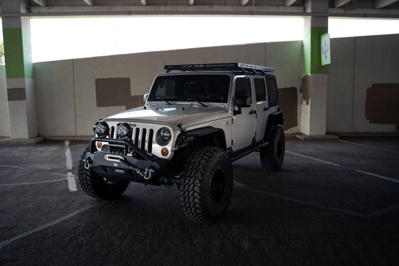 Load image into Gallery viewer, DV8 Offroad 07-18 Jeep Wrangler JK Full-Length Roof Rack
