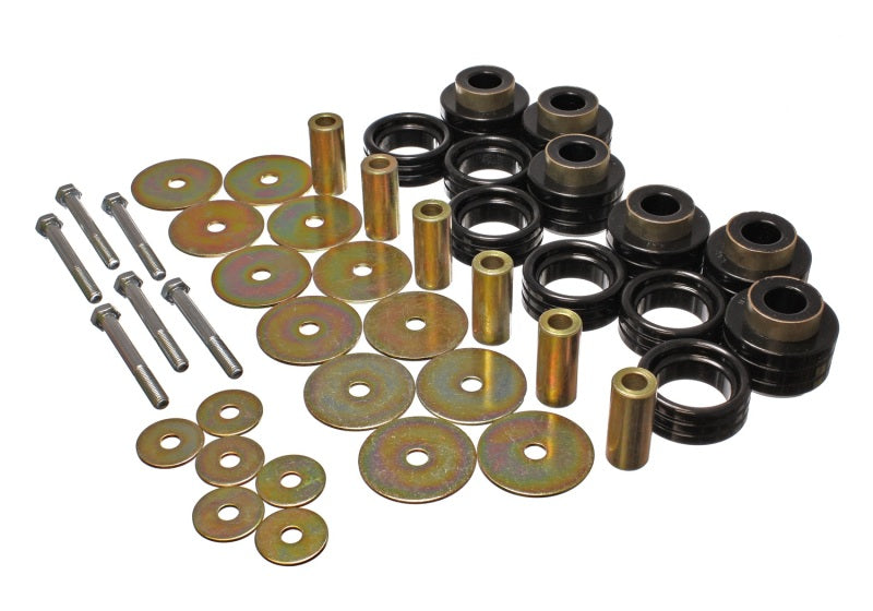 Load image into Gallery viewer, Energy Suspension Body Mount Set Inc. Hardware - Black
