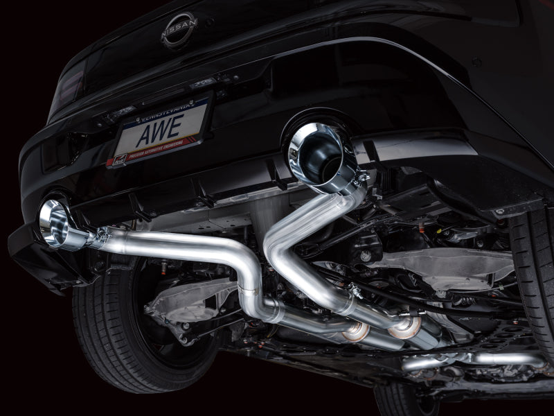 Load image into Gallery viewer, AWE 2023 Nissan Z RZ34 RWD Track Edition Catback Exhaust System w/ Chrome Silver Tips
