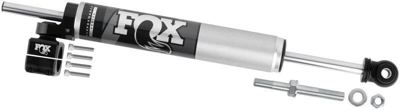 Load image into Gallery viewer, Fox 2007+ Jeep JK 8.2in 2.0 Tie Rod Clamp Steering Stabilizer
