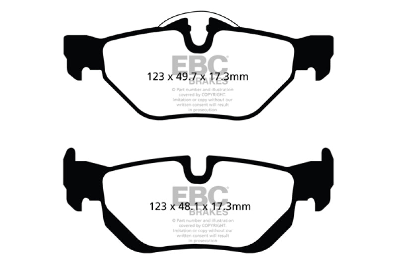 Load image into Gallery viewer, EBC 13+ BMW X1 2.0 Turbo (28i) Redstuff Rear Brake Pads
