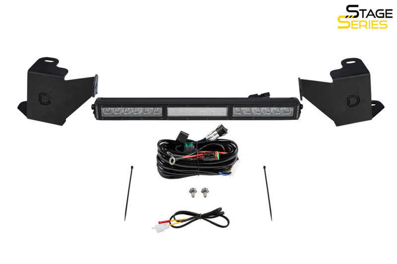 Load image into Gallery viewer, Diode Dynamics 2022 Toyota Tundra Stealth Bumper Light Bar Kit - Amber Combo
