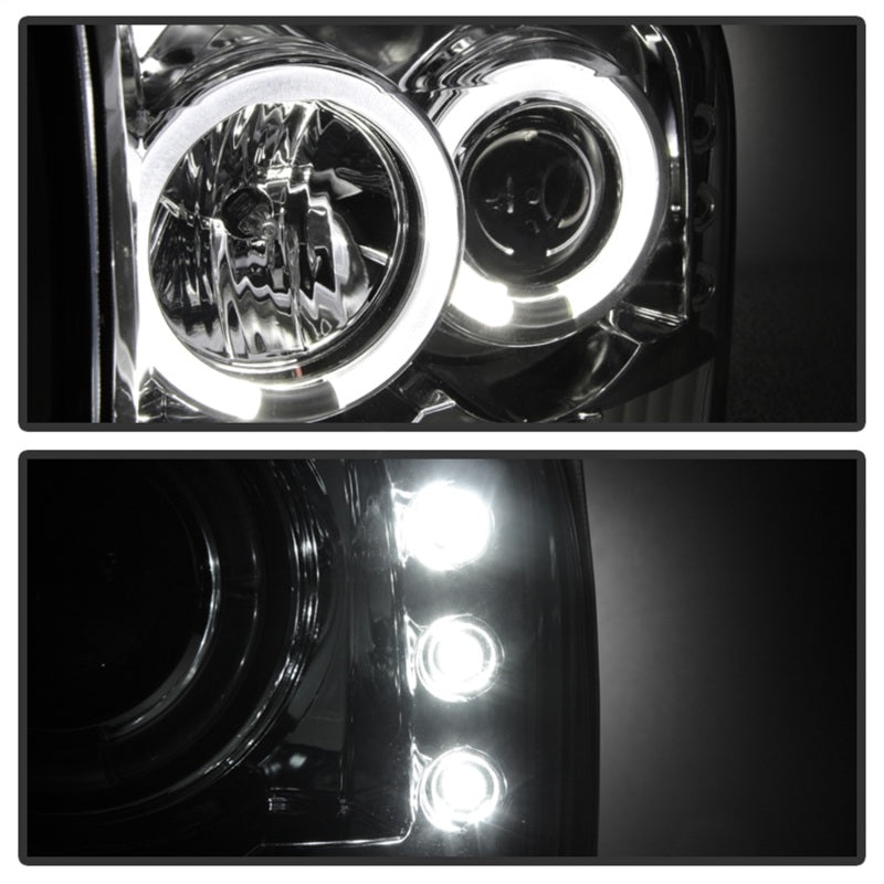 Load image into Gallery viewer, Spyder Ford F250 Super Duty 99-04 Projector Version 2 LED Halo LED Chrm PRO-YD-FF25099-1P-G2-C
