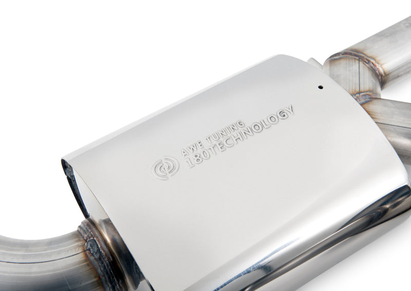 Load image into Gallery viewer, AWE Tuning Audi C7.5 A6 3.0T Touring Edition Exhaust - Quad Outlet Chrome Silver Tips

