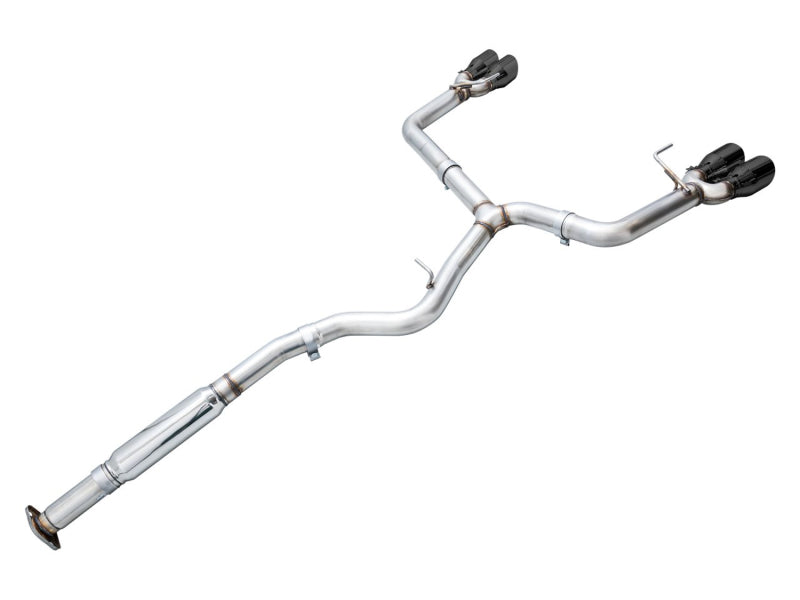 Load image into Gallery viewer, AWE Tuning 2022+ VB Subaru WRX Track Edition Exhaust - Diamond Black Tips
